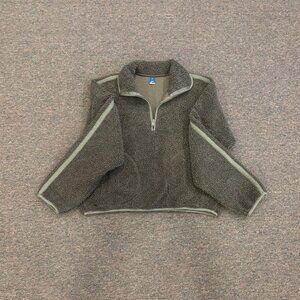 Old Navy Olive Green Half Zip Fleece Size XS